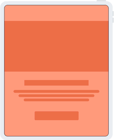 Mobile interstitial ad example